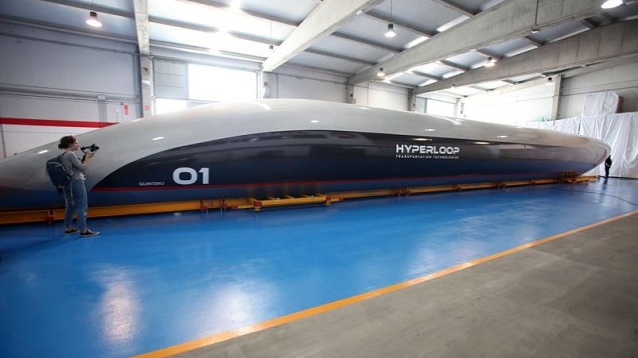 The First Hyperloop Passenger Capsule Has Been Made & It Looks Bloody Fast