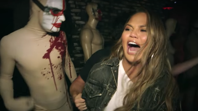 Enjoy Chrissy Teigen Being Scared Shitless At An Extreme Haunted House