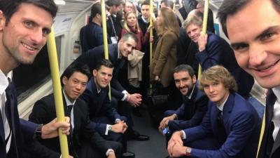 Your Fave Tennis Players Casually Caught A Ride On The London Tube Together