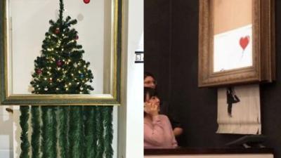 Art Centre Gives Christmas Tree The Banksy Auto-Shredding Treatment