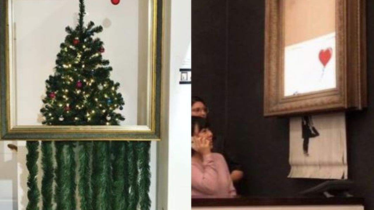 Art Centre Gives Christmas Tree The Banksy Auto-Shredding Treatment