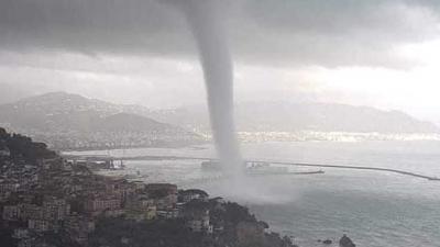 Check Out This Extremely Not Small Waterspout That Hit Italy’s Coast