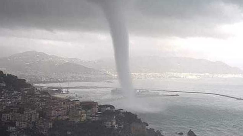 Check Out This Extremely Not Small Waterspout That Hit Italy’s Coast