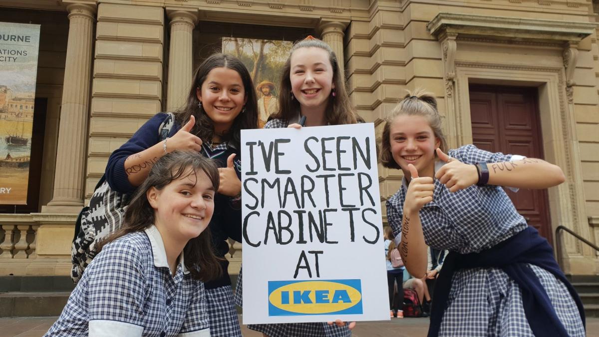 schoolkids strike for climate action