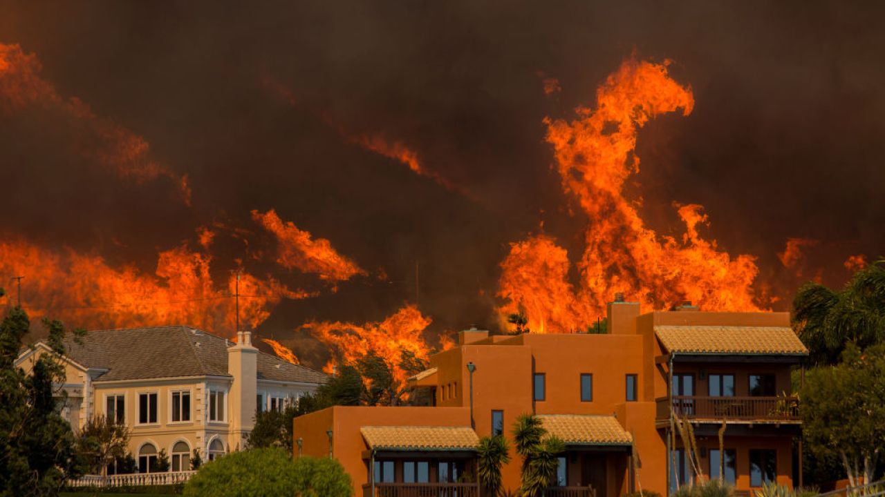 Kim Kardashian Evacuated, Bachelor Mansion Burned As Fires Rage In Malibu