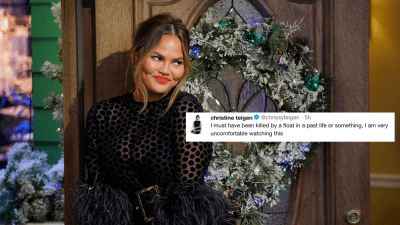 Chrissy Teigen Overcame Her Hatred Of Parades To Watch John Perform On TV