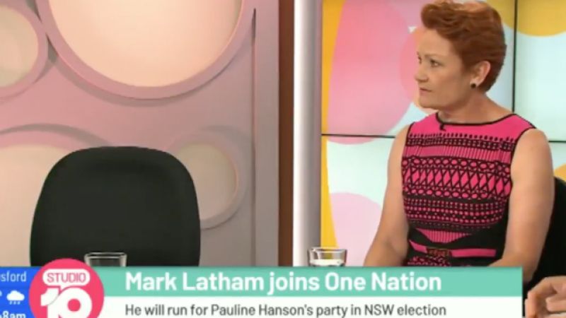 Mark Latham Dogged Pauline Hanson On Live TV After Six Hours In One Nation