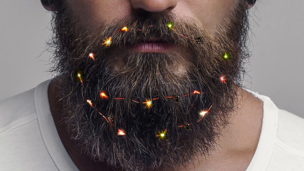 Not Sure About You But Beard Fairy Lights Are Our Exact Christmas Aesthetic