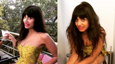 WATCH: Jameela Jamil Pretends To Shit Herself To Protest ‘Detox’ Products
