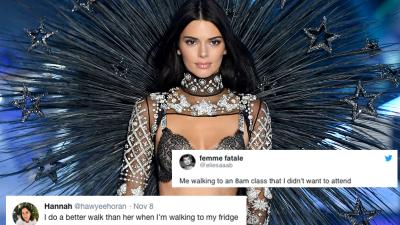The Internet Has Of Course Meme’d The Hell Out Of Kendall Jenner’s VS Walk