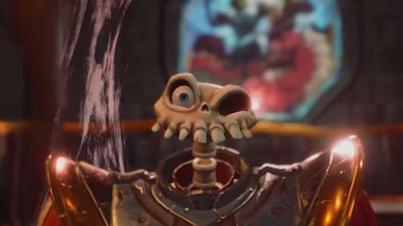 Get Your First Look At The Big Bony Fella In The PS4 Remake Of ‘MediEvil’