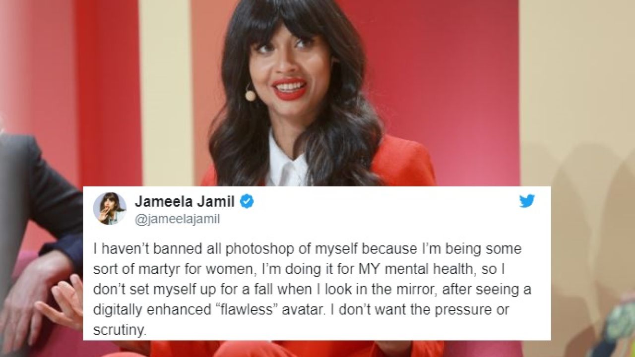 Jameela Jamil Says Airbrushing Is A “Disgusting Tool” & Should Be Banned
