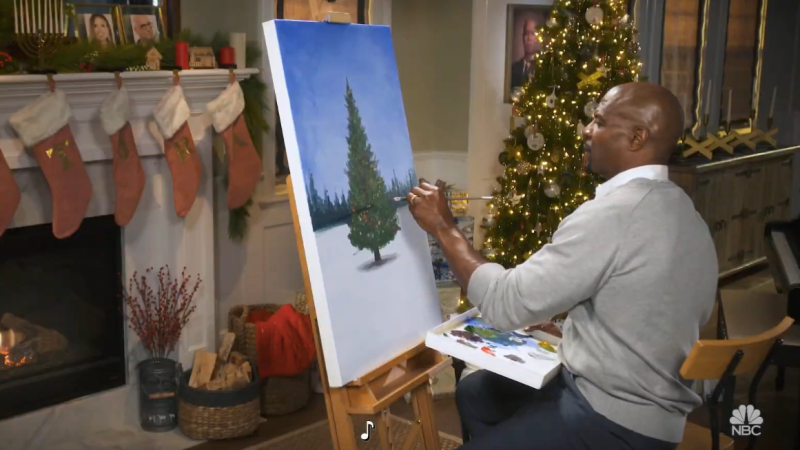 Cancel Your Plans, ‘Cos Terry Crews Is Doing A 24-Hour Xmas Painting Livestream