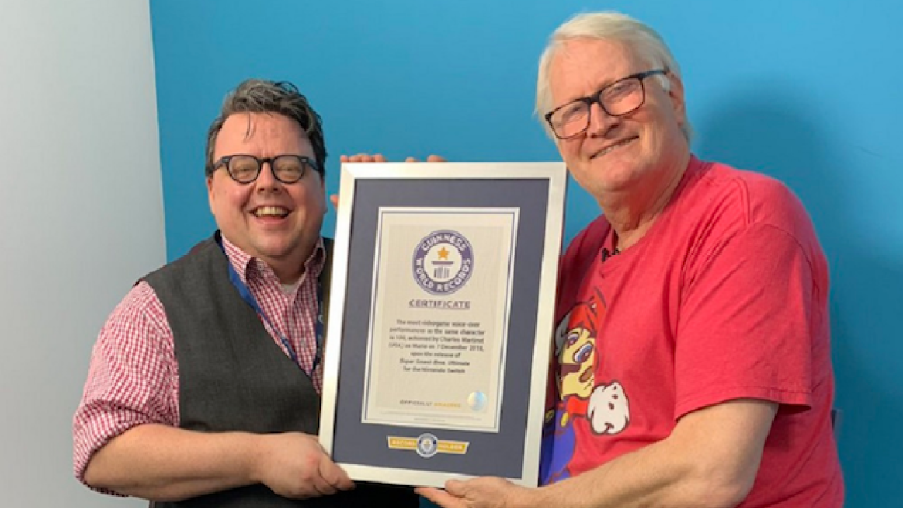 WAHOO: The Iconic Voice Of Mario Just Received A Guinness World Record
