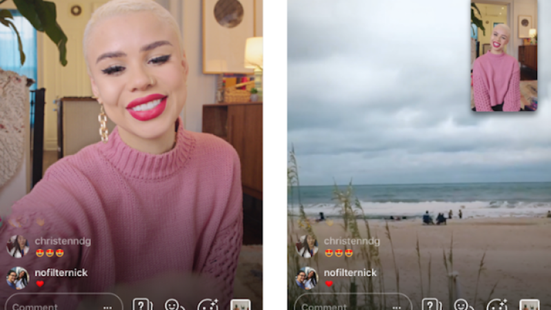 You Can Now Share Pics & Vids On Insta Live If You Feel Like Doing A Powerpoint