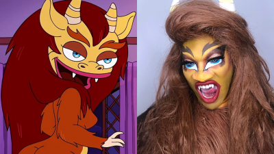A US Drag Queen 100% Nailed A ‘Big Mouth’ Hormone Monstress Look, Holy Shit