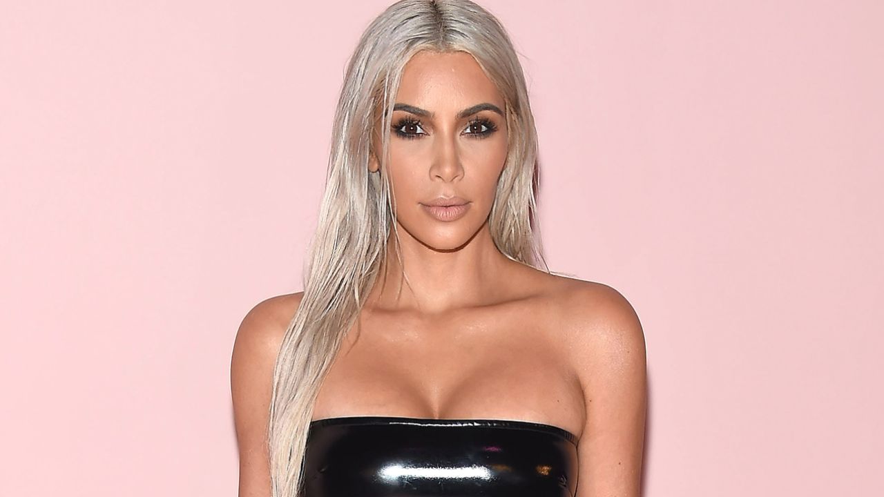 Kim Kardashian’s Latest Dress Is Basically Sparkly, See-Through Glad Wrap