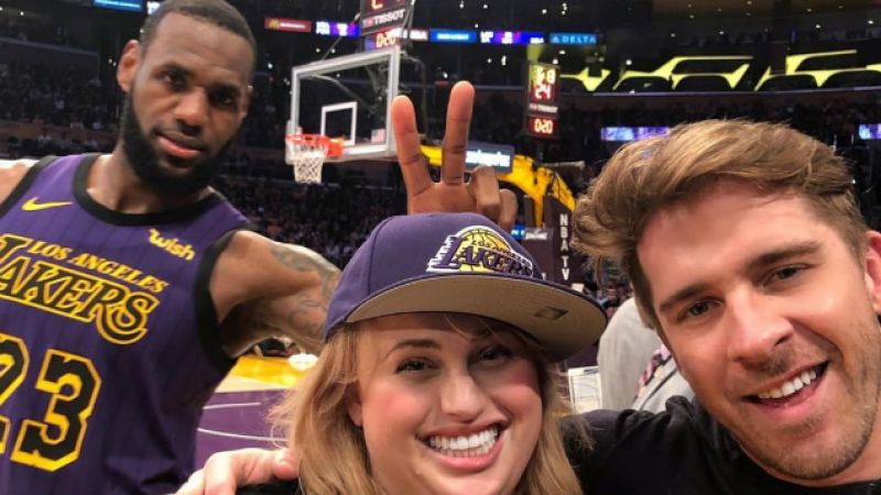 Rebel Wilson Copped The Photobombing Of A Lifetime From LeBron James