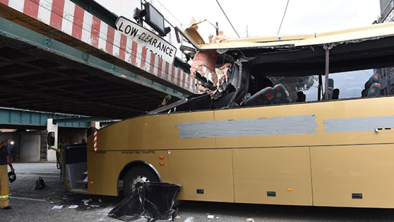 Man Who Drove Bus Into The Montague St Bridge Sentenced To 5 Years’ Jail