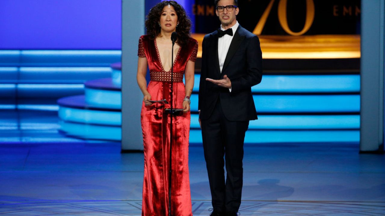 Andy Samberg & Sandra Oh Warn People To Back The Hell Off Of Pete Davidson