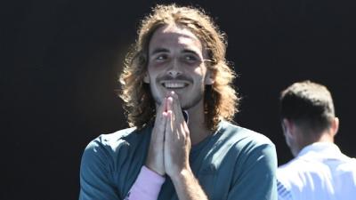Stefanos Tsitsipas, Influencer, Is Plugging His YouTube In Post-Match Interviews