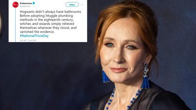 J.K. Rowling Says Witches & Wizards Used To Shit On The Floor At Hogwarts