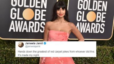 Even Jameela Jamil Is Getting A Big Laugh Out Of That Golden Globes Prank