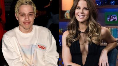 Pete Davidson Spotted Leaving Golden Globes Afterparty With Kate Beckinsale