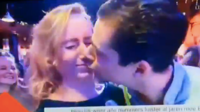 new year's kiss attempt cringe