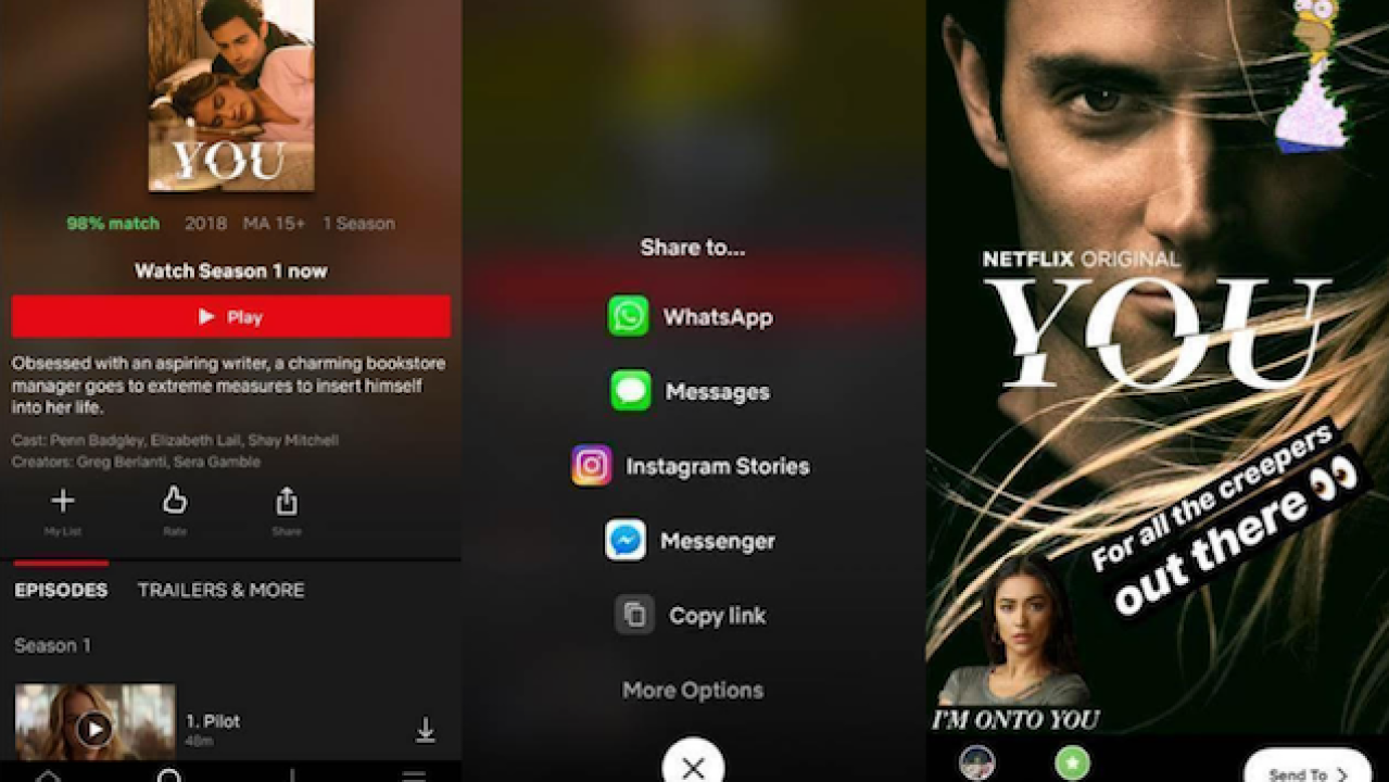 You Can Now Share Your Netflix Obsessions Directly To Instagram Stories