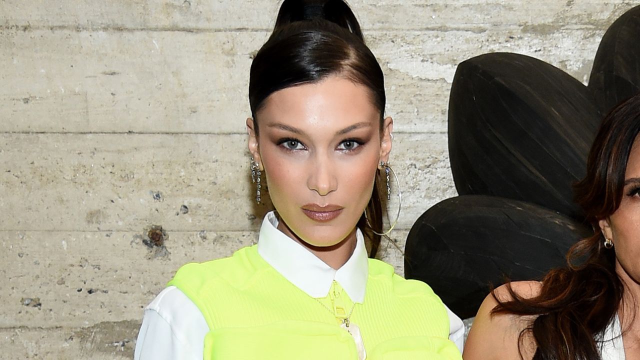 Not Even Bella Hadid Can Convince Us That A Neon Bulletproof Vest Looks Good