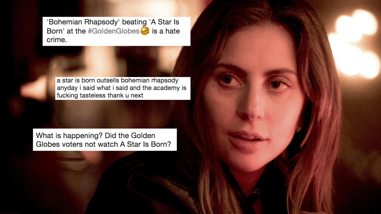 ‘A Star Is Born’ Was Rudely Snubbed At The Globes & Lady Gaga Stans Are Off It