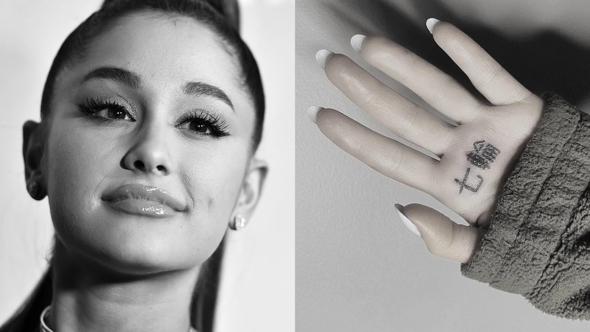 Ariana Grande's '7 Rings' Tatt Means Something *Very* Different In Japanese