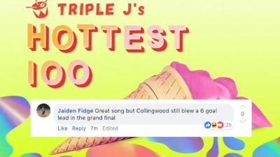 Triple J’s Facebook Is Getting Trolled With Collingwood Grand Final Heat