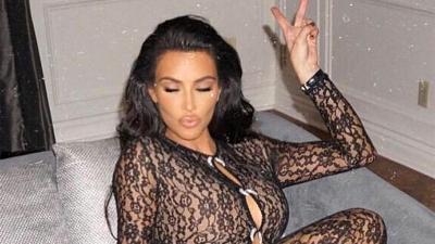 Kim Kardashian’s Sheer, Full Body Stocking Is Just One Big Logistical Headache