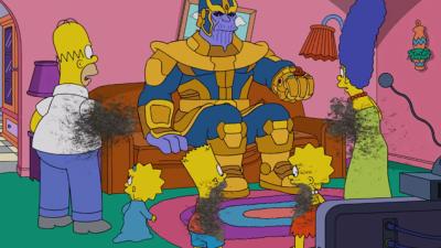 Thanos Showed Up On ‘The Simpsons’ Because Sure, Why The Hell Not