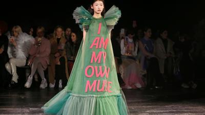 Viktor & Rolf’s Couture Week Gowns Are Lowes T-Shirts, But Make It Fashion