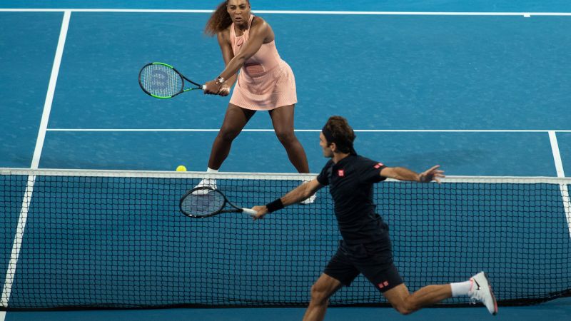 Roger Federer & Serena Williams Finally Met In A Tennis Battle Of The GOATs