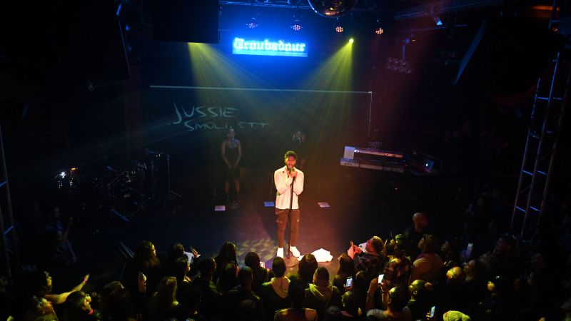 Jussie Smollett Says He “Will Only Stand For Love” At 1st Show Since Attack