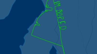SA Pilot Having A Real Nothing Day Draws Dicks & “I’m Bored” In The Sky