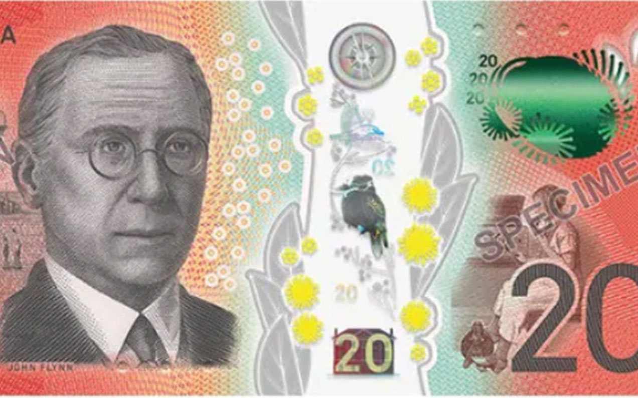 New $20 Australian Bank Note Features