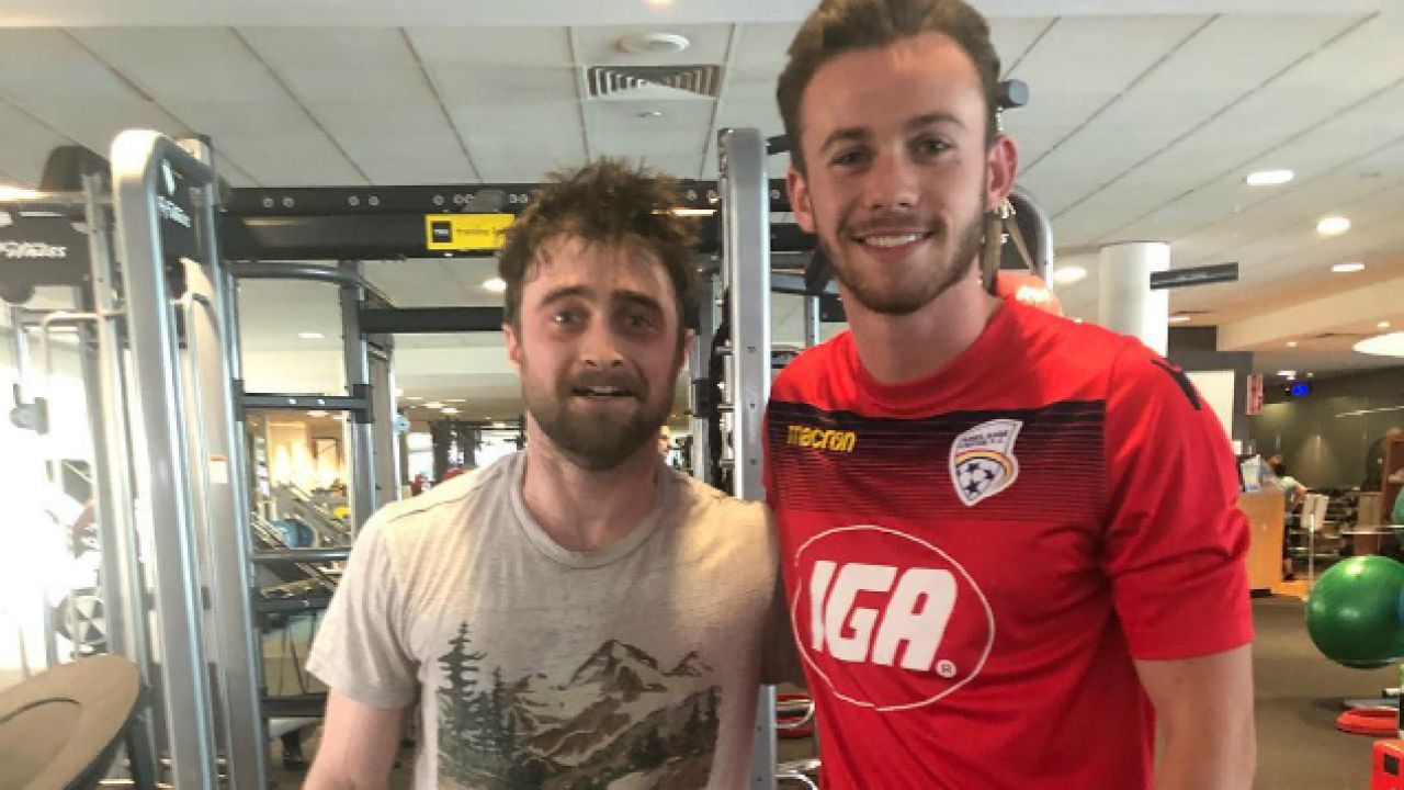 Daniel Radcliffe Was Spotted In An Adelaide Gym Trying To Accio Gains