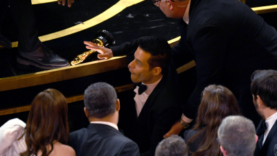 Poor Rami Malek Fell The Fuck Off The Stage At The Oscars & Ambos Were Called