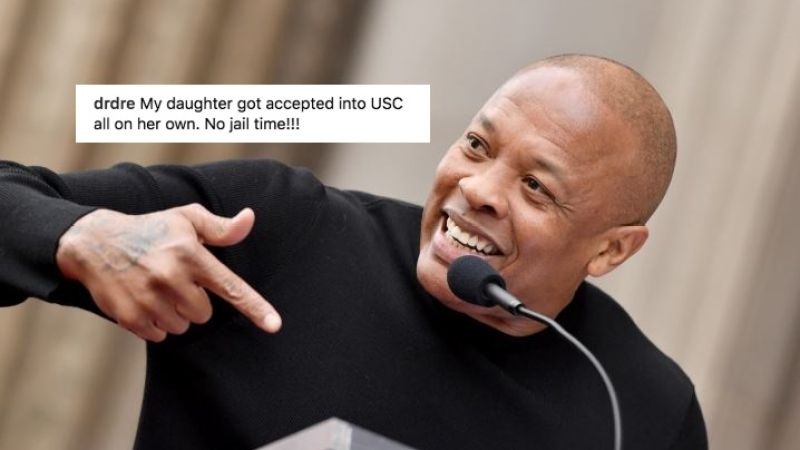 Fans Remind Dr. Dre He Gave $70M To USC After His Kid Gets In “On Her Own”