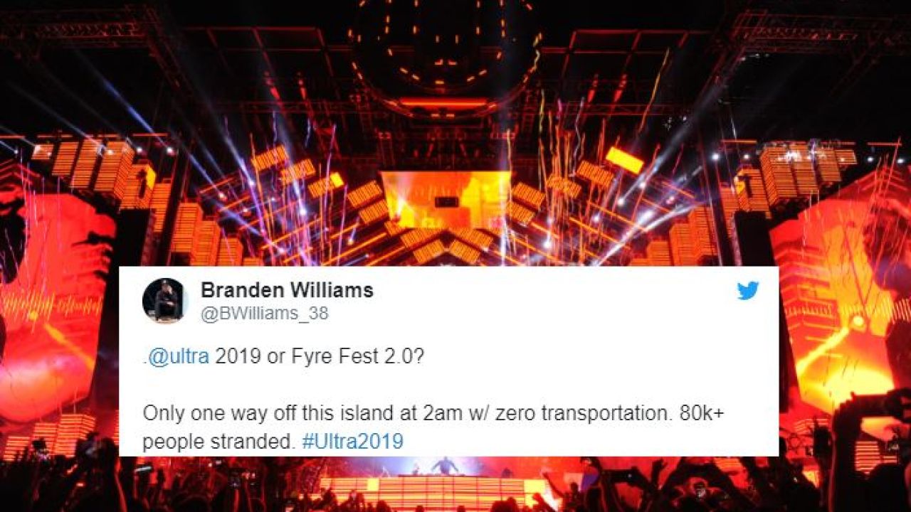 Night One Of Miami’s Ultra Music Festival Is Being Called “Fyre Fest 2”