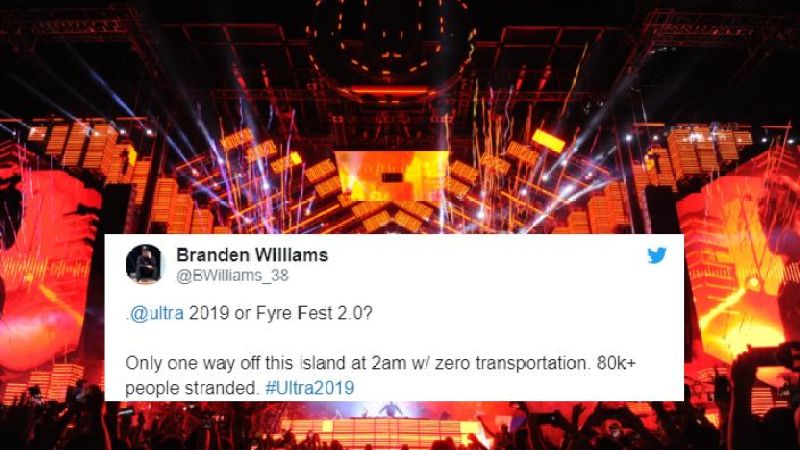 Night One Of Miami’s Ultra Music Festival Is Being Called “Fyre Fest 2”