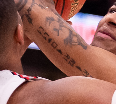 A US Basketballer Has An Appropriate ‘GTA’ Cheat Code Tattooed On His Arm