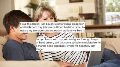 Kmart Mum Goes Viral For Setting Up A “Relaxation Station” For Her Son