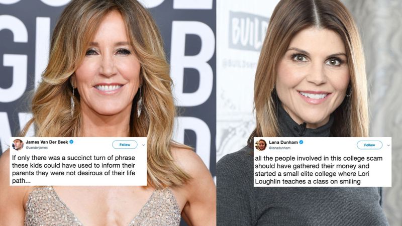 The Stars Behind College Admissions Scandal Are Getting Roasted By Fellow Celebs