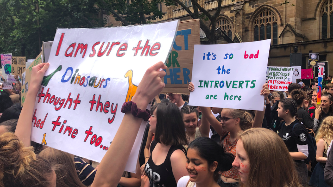 Here’s What Thousands Of Pissed Off Teens Striking For Climate Action Looks Like